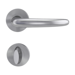 Kľučky na okrúhlych rozetách Strieborný Griffwerk