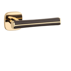 Kľučky na hranatých rozetách Zlatý APRILE