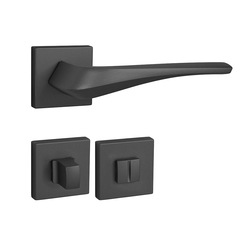 Kľučky na hranatých rozetách Čierny FROSIO BORTOLO