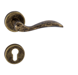 Kľučky na okrúhlych rozetách Bronzový Tupai