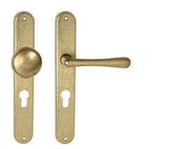 Kľučky na oválnych štítoch Zlatý NI