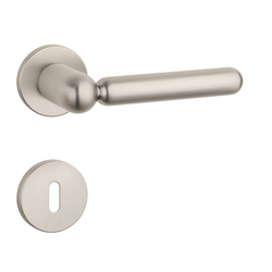 Kľučky na okrúhlych rozetách Strieborný APRILE