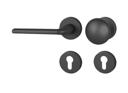 Kľučky na okrúhlych rozetách Čierny FROSIO BORTOLO