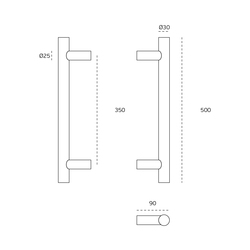 Madlá okrúhle priame Strieborný JNF
