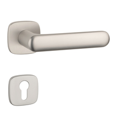 Kľučky na hranatých rozetách Strieborný APRILE