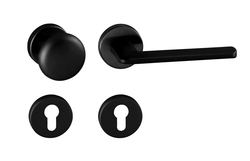 Kľučky na okrúhlych rozetách Čierny Tupai