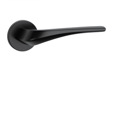 Kľučky na okrúhlych rozetách Čierny APRILE