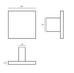 Madlá priame Hnedý JNF