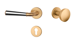 Kľučky na okrúhlych rozetách Kombinovaný APRILE