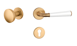 Kľučky na okrúhlych rozetách Kombinovaný APRILE