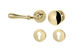 Kľučky na okrúhlych rozetách Zlatý FROSIO BORTOLO