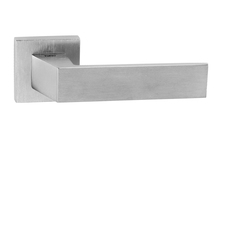 Kľučky na hranatých rozetách Strieborný Tupai