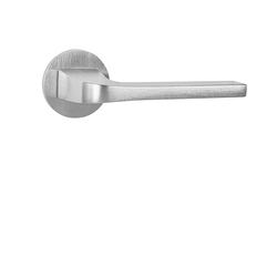 Kľučky na okrúhlych rozetách Strieborný Tupai