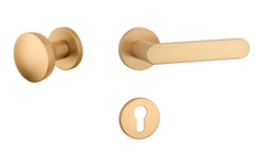 Kľučky na okrúhlych rozetách Zlatý APRILE