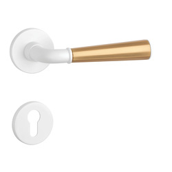 Kľučky na okrúhlych rozetách Kombinovaný APRILE