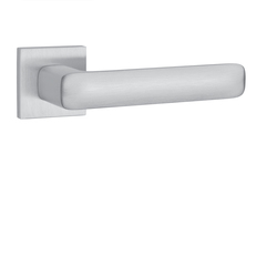 Kľučky na hranatých rozetách Strieborný APRILE