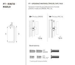Madlá okrúhle vyosené Biely FT