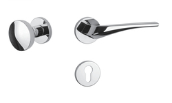 Kľučky na okrúhlych rozetách Strieborný APRILE