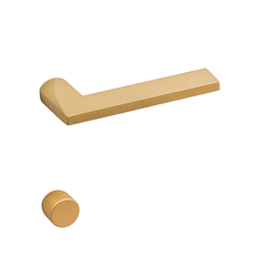 Minimalistické kľučky bez rozety na interiérové dvere Zlatý NUDA - VERUM ITALY