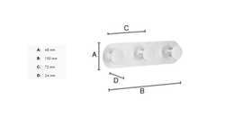 Vešiaky a háčiky  Strieborný SMEDBO