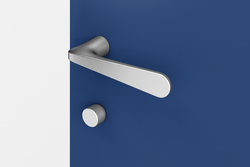 Minimalistické kľučky bez rozety na interiérové dvere Strieborný NUDA - VERUM ITALY