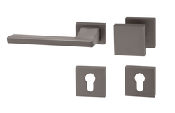 Kľučky na obdĺžnikových rozetách Sivý Tupai