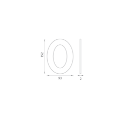 Číslice so skrutkami Čierny SS