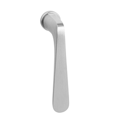 Oválne kľučky na okná Strieborný NUDA - VERUM ITALY