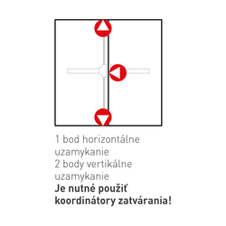 Povrchové panikové kovanie Strieborný DORMAKABA
