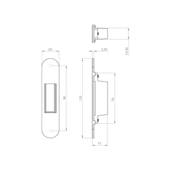 Magnetické zámky Zlatý MPK