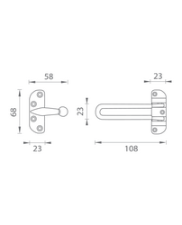 Retiazky a bezpečnostné poistky Strieborný JNF