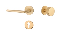 Kľučky na okrúhlych rozetách Zlatý APRILE