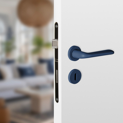 Kľučky na okrúhlych rozetách Modrý NUDA - VERUM ITALY