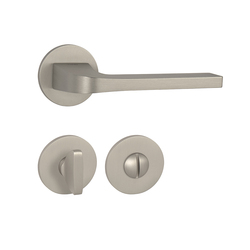 Kľučky na okrúhlych rozetách Strieborný Tupai