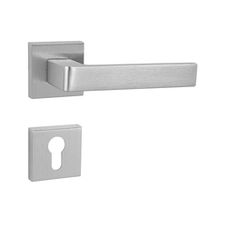 Kľučky na hranatých rozetách Strieborný FROSIO BORTOLO