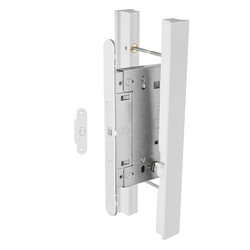 Madlá hranaté priame Biely FT