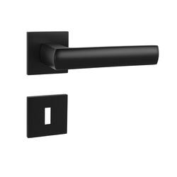 Kľučka na dvere TI - POPULAR - HR 4161Q 5S CIM - čierna matná (153) | MP-KOVANIA.sk