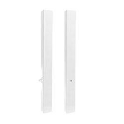 Madlá hranaté priame Biely FT