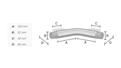 Madlá do kúpeľne Strieborný SMEDBO