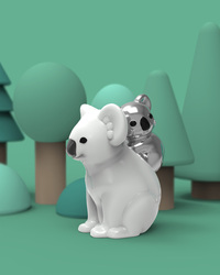 KĽÚČENKY Sivý MTM