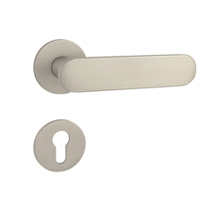 Kľučky na okrúhlych rozetách Strieborný Tupai