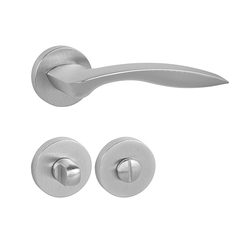 Kľučky na okrúhlych rozetách Strieborný FROSIO BORTOLO