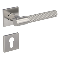 Kľučky na hranatých rozetách Strieborný Griffwerk