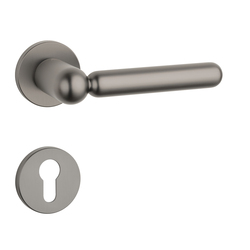 Kľučky na okrúhlych rozetách Sivý APRILE