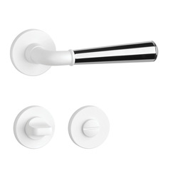 Kľučky na okrúhlych rozetách Kombinovaný APRILE