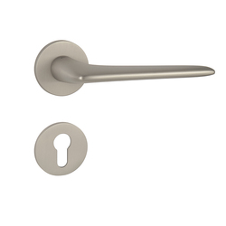 Kľučky na okrúhlych rozetách Strieborný Tupai