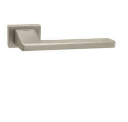 Kľučky na obdĺžnikových rozetách Strieborný Tupai