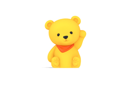 Nočné lampy Žltý DHK