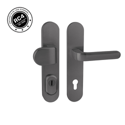 Bezpečnostné kovanie RC4 MPK - SECURO INOX S01 PLUS - SO M2 TARA GRM PVD - grafit matný PVD | MP-KOVANIA.sk