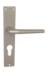 Kľučky na hranatých štítoch Strieborný BA